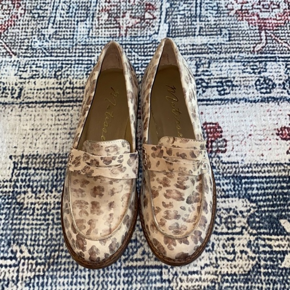 MATISSE leopard loafers